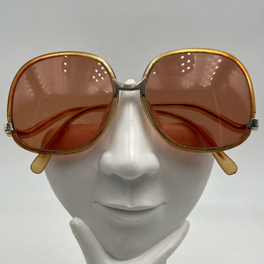 Vintage Swank Brown Oval Sunglasses Frames 907